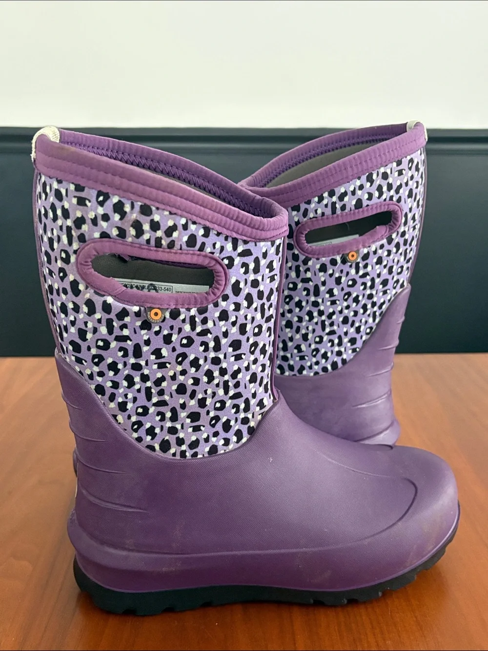 Bogs Kid's Neo-Classic, purple jungle, size 6